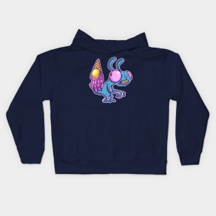 ice rabbit Kids Hoodie